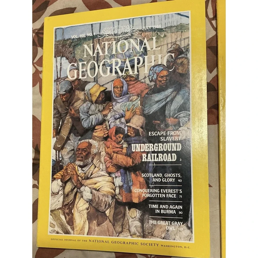 Vintage‎ National Geographic Magazine Lot Jul Aug Sep Nov 1984 Man And Manatee